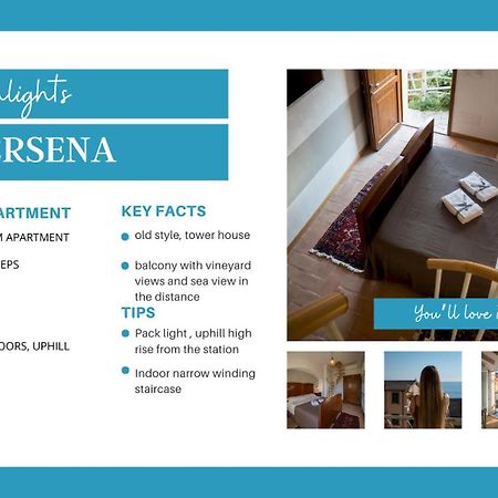 Liersena Sea View Mini Villa With Ac Манарола Экстерьер фото